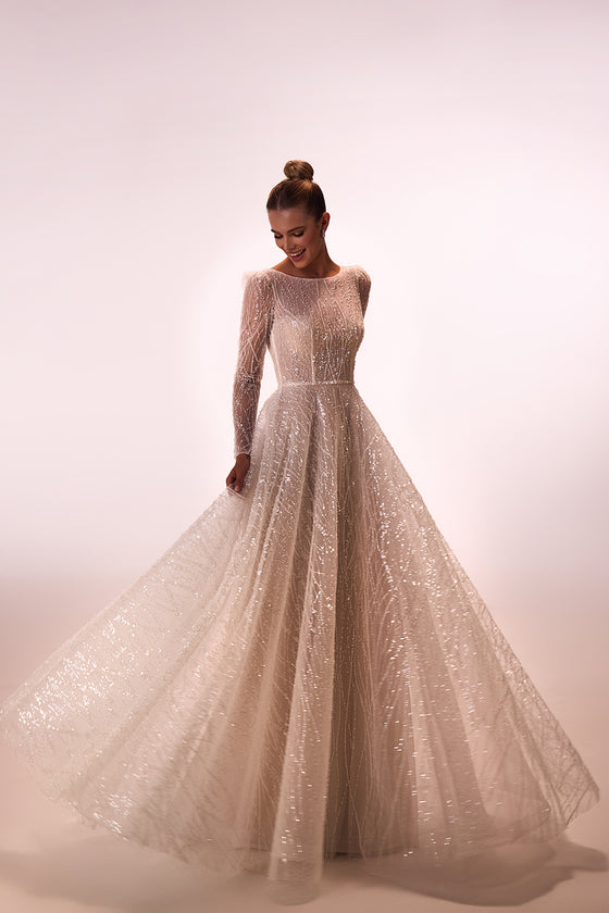 Robe de mariée Galia, allure glamour, DAMA Couture — photo principale.