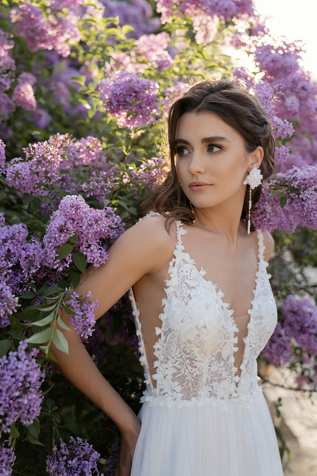 Robe de mariée Rosaline — vue de dos.