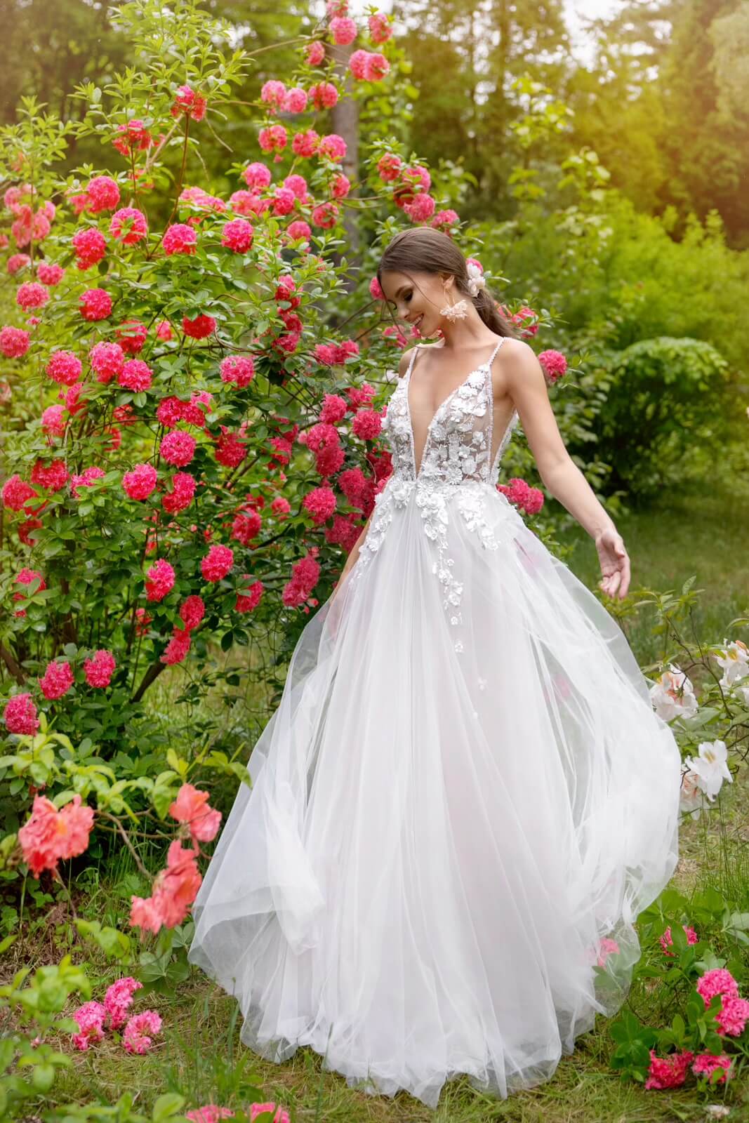 Robe de mariée Alissa — silhouette entière.