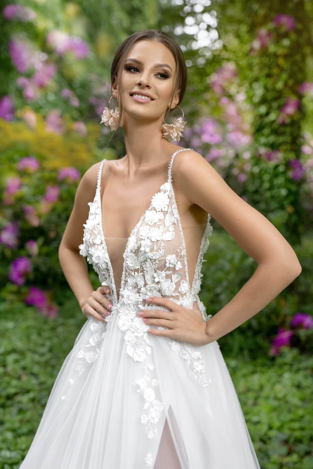 Robe de mariée Alissa — en mouvement.