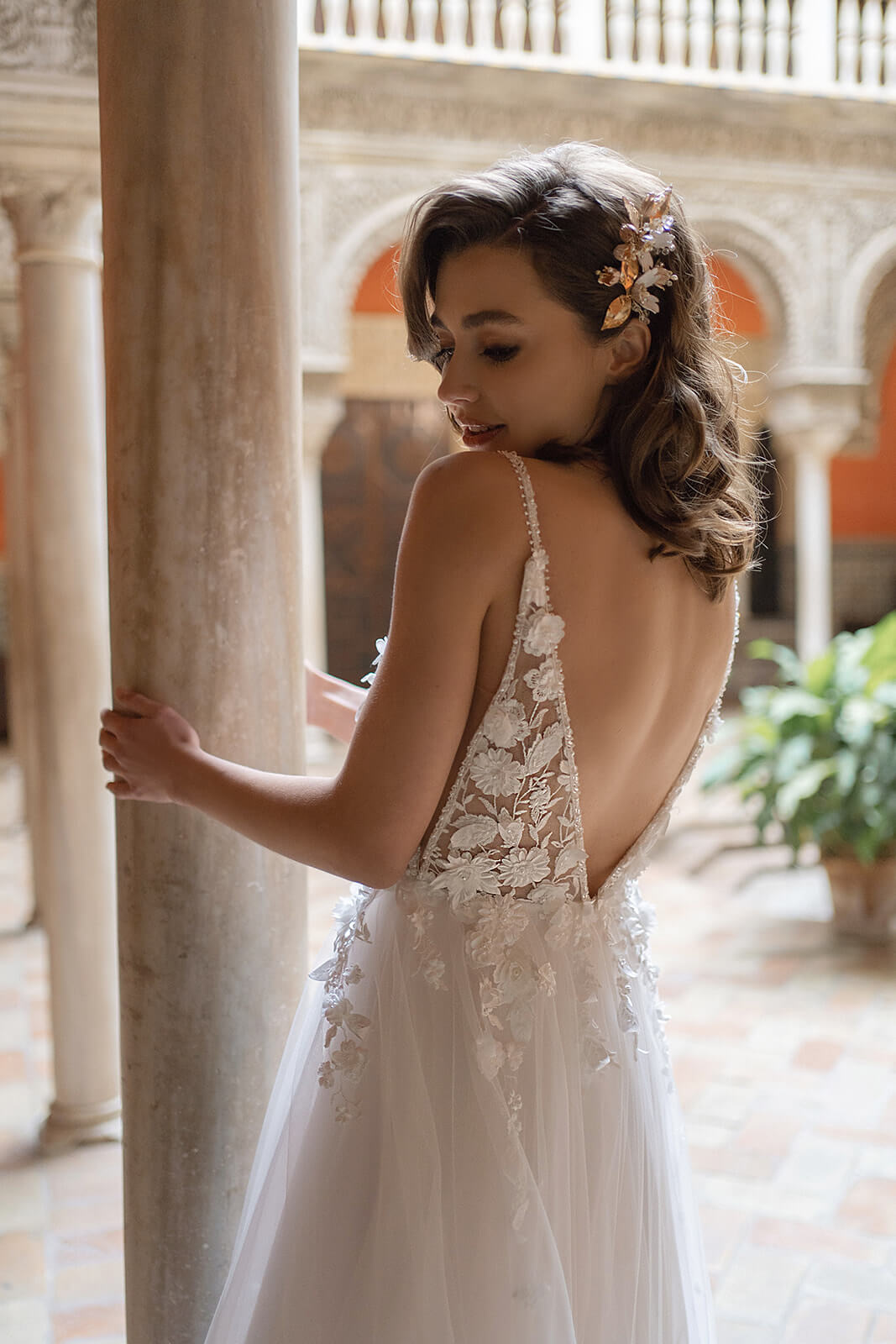 Robe de mariée Alissa — détail.