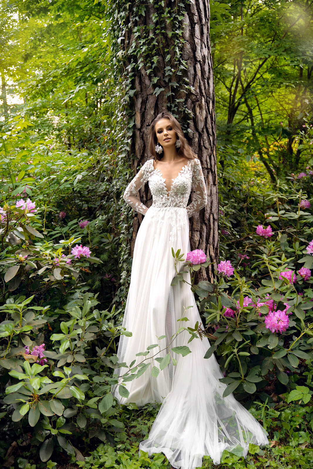 Robe de mariée Calista — gros plan.