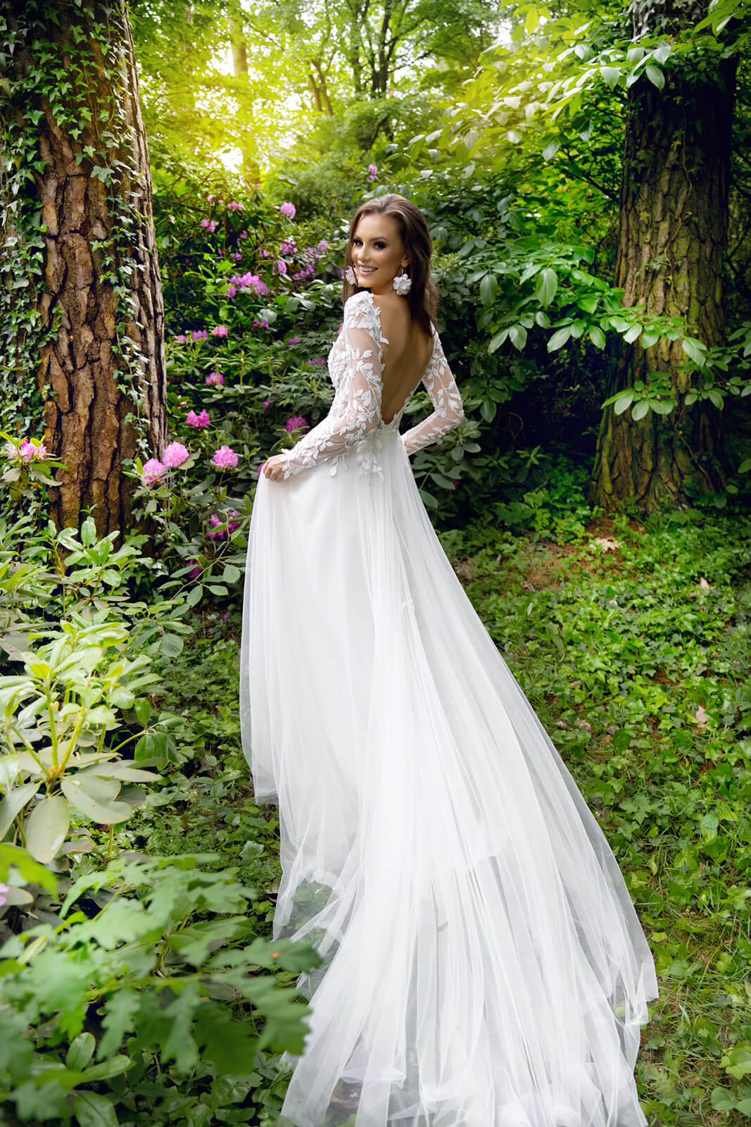 Robe de mariée Calista — détail.