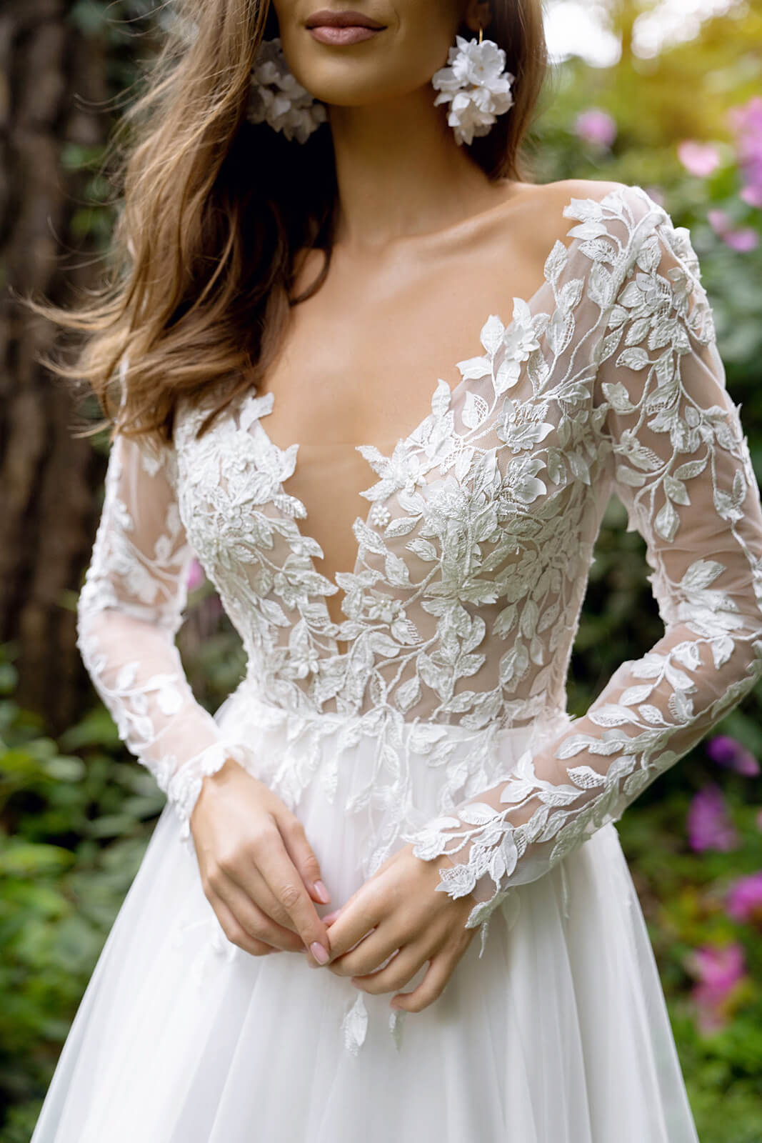 Robe de mariée Calista — vue de dos.
