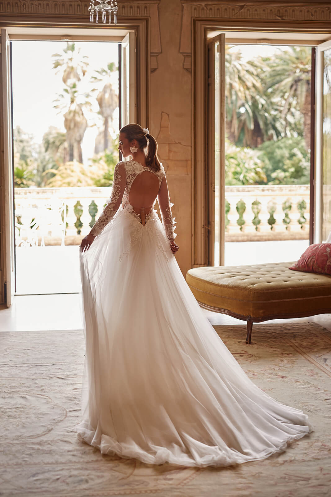 Robe de mariée trapèze Octavia, DAMA Couture.