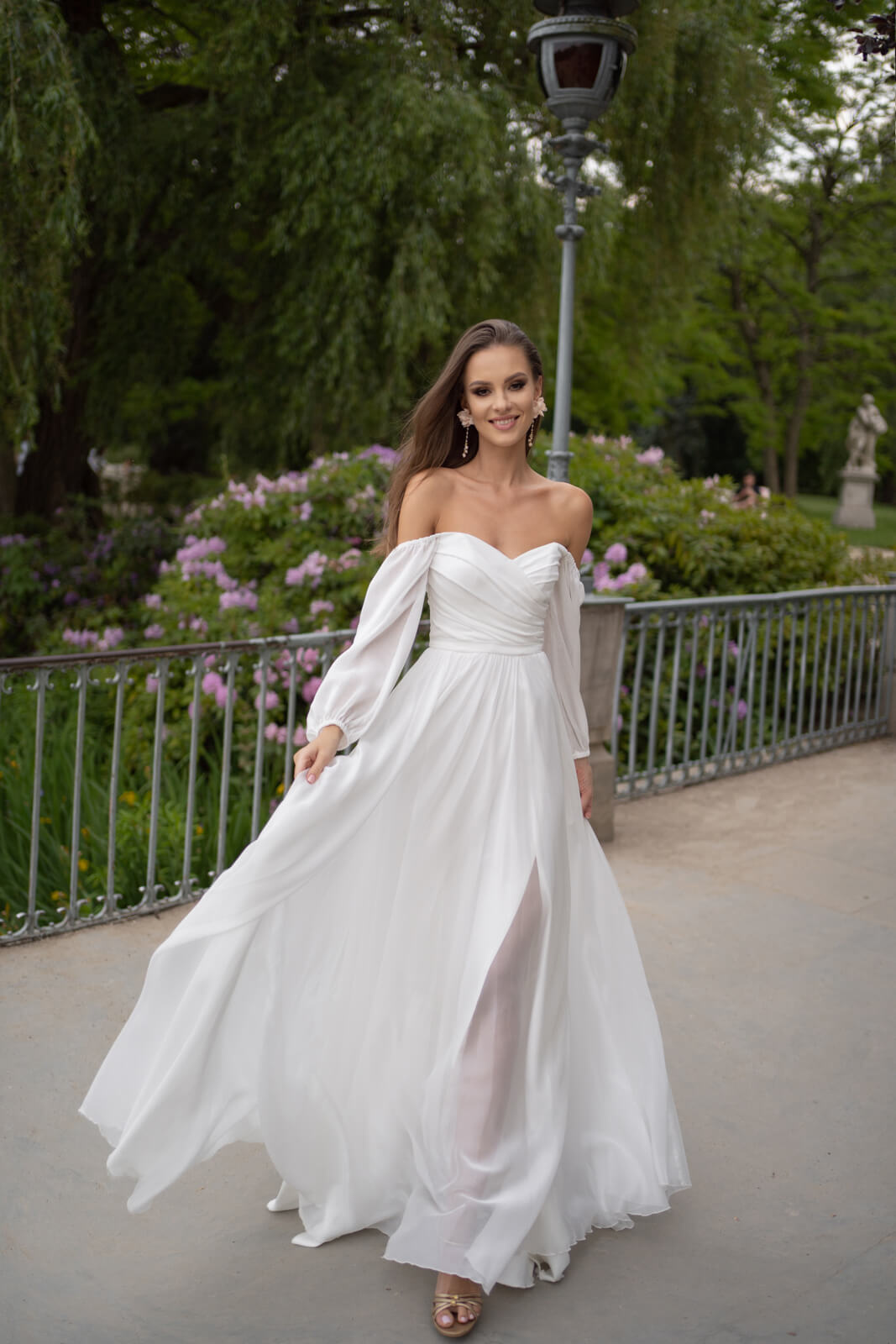 Robe de mariée Pola — gros plan.
