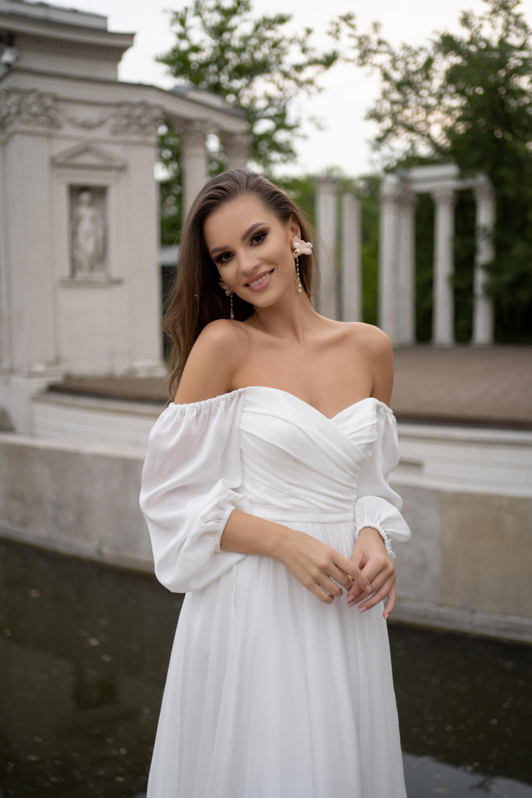 Robe de mariée Pola — détail.