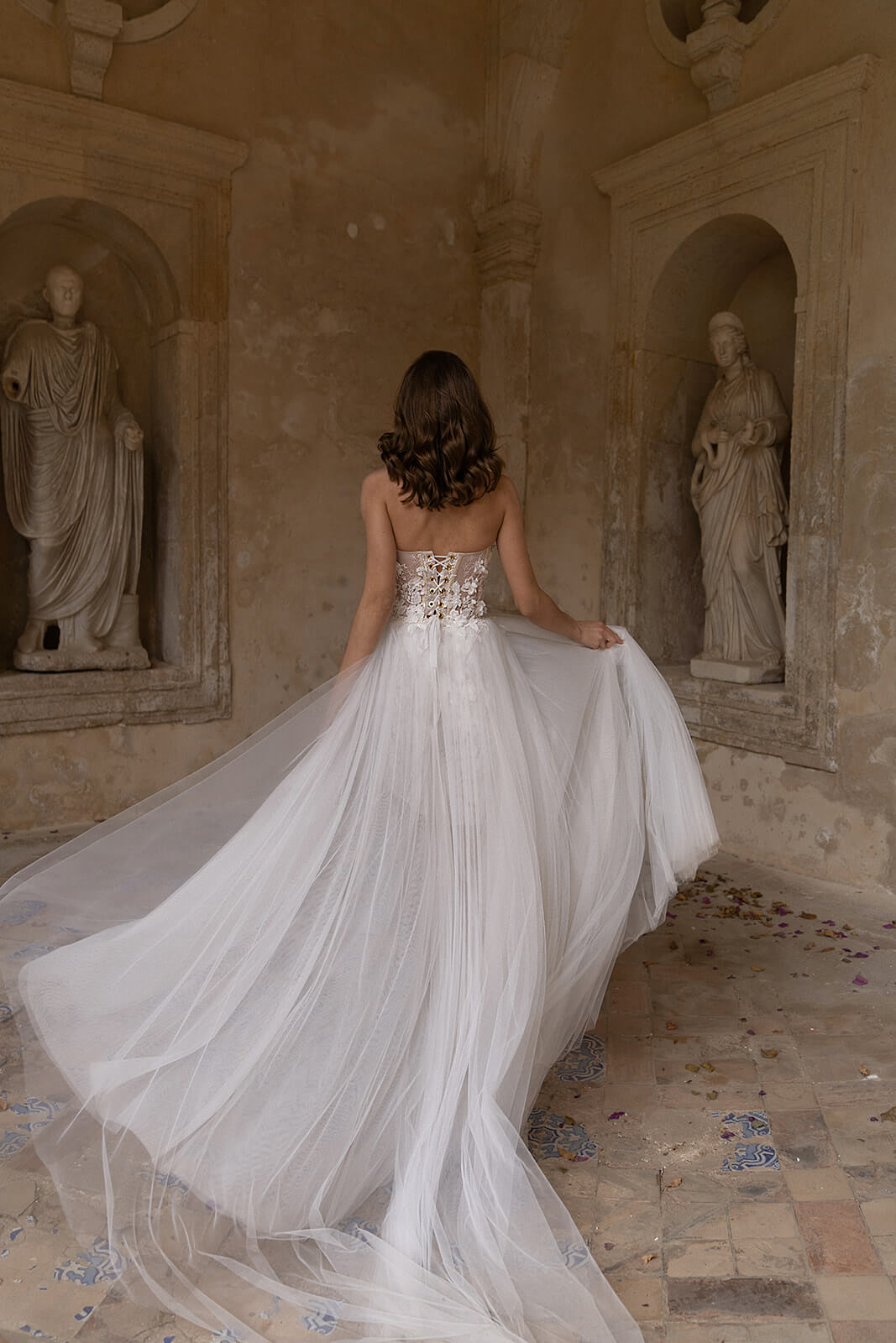 Robe de mariée Penelope, DAMA Couture — vue de face.