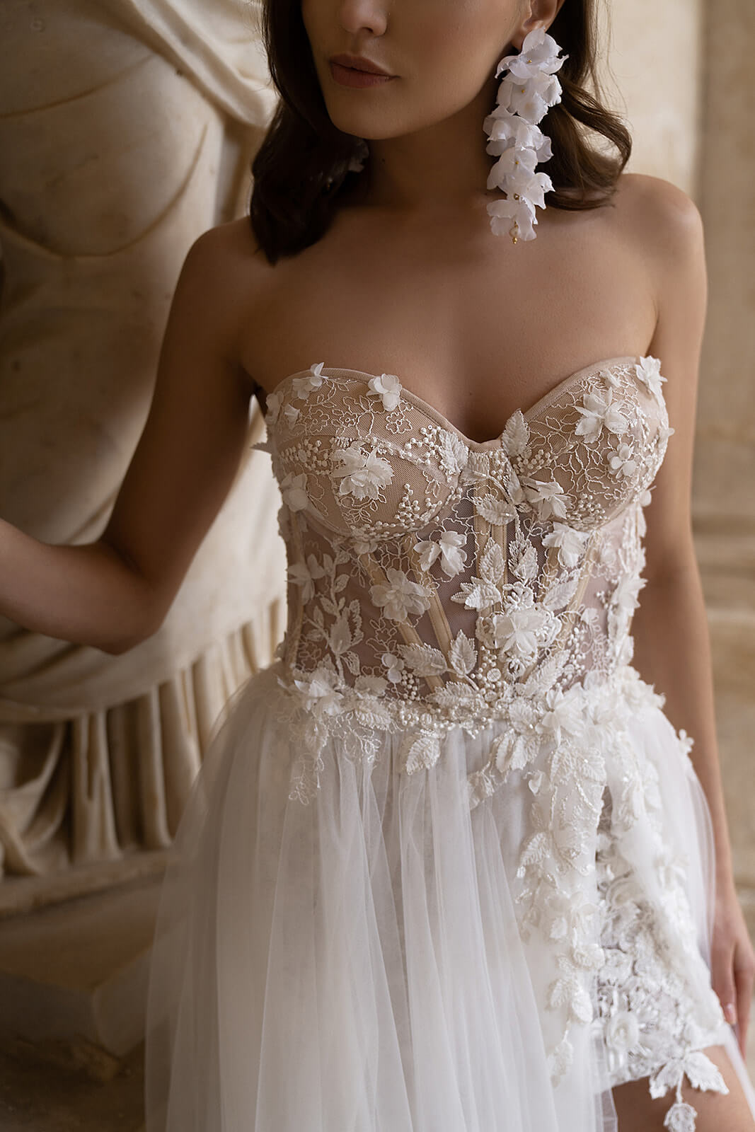 Robe de mariée Penelope — silhouette entière.