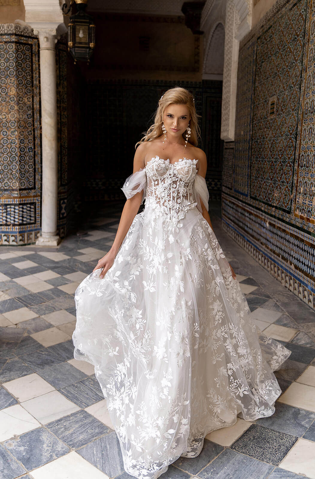 Robe de mariée Sarah — détail.