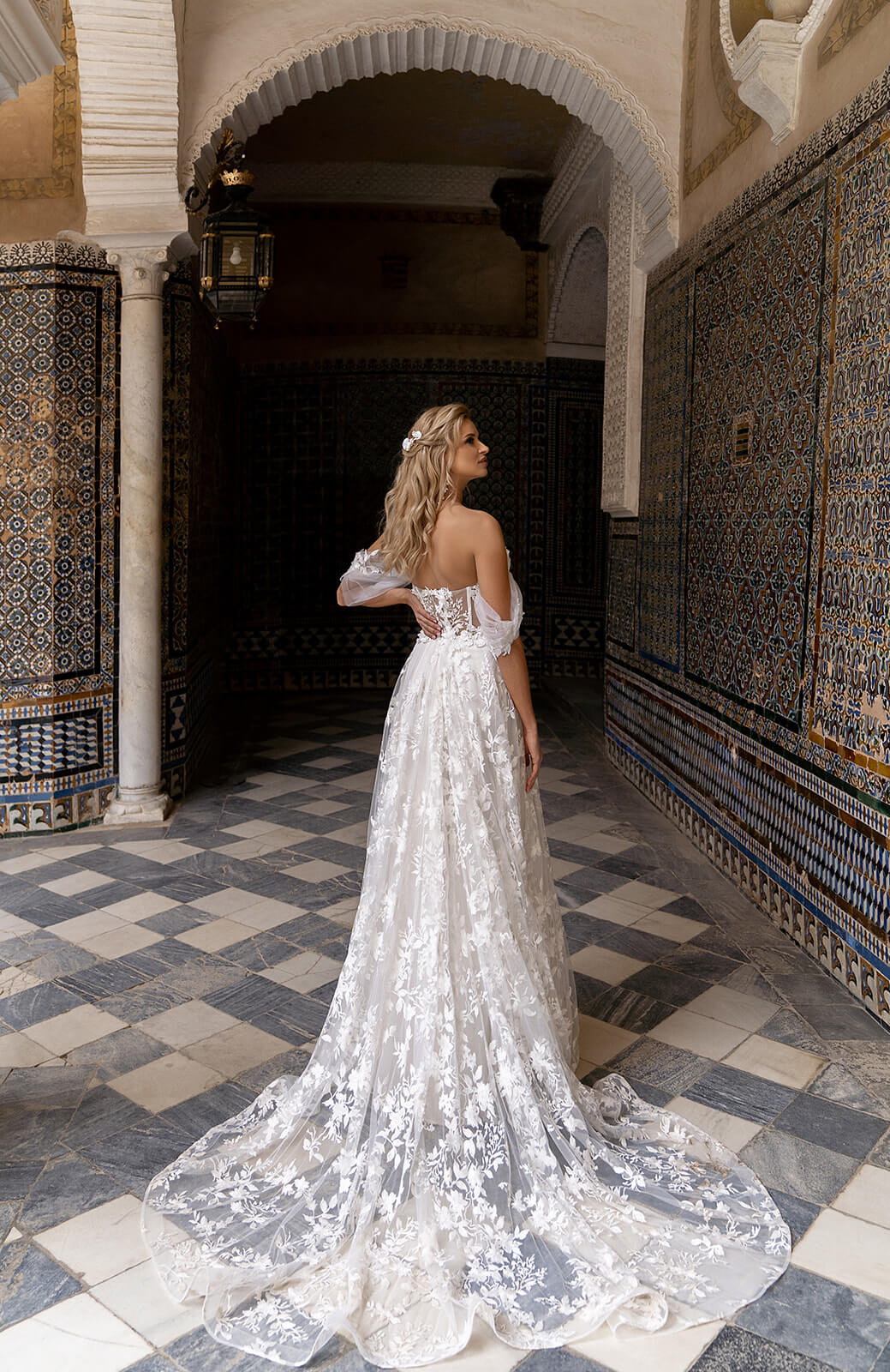 Robe de mariée Sarah — vue de dos.
