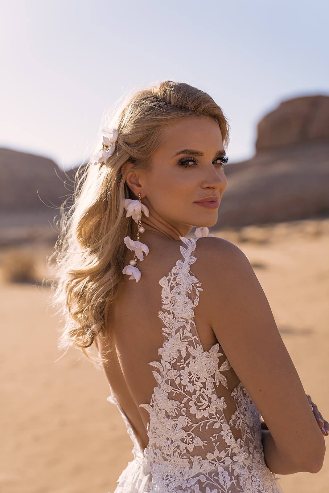 Robe de mariée Gilly — détail.
