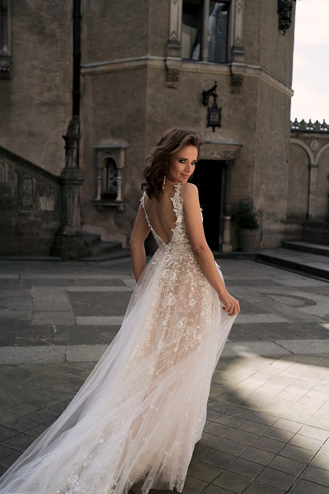 Robe de mariée Gilly, DAMA Couture — vue de face.