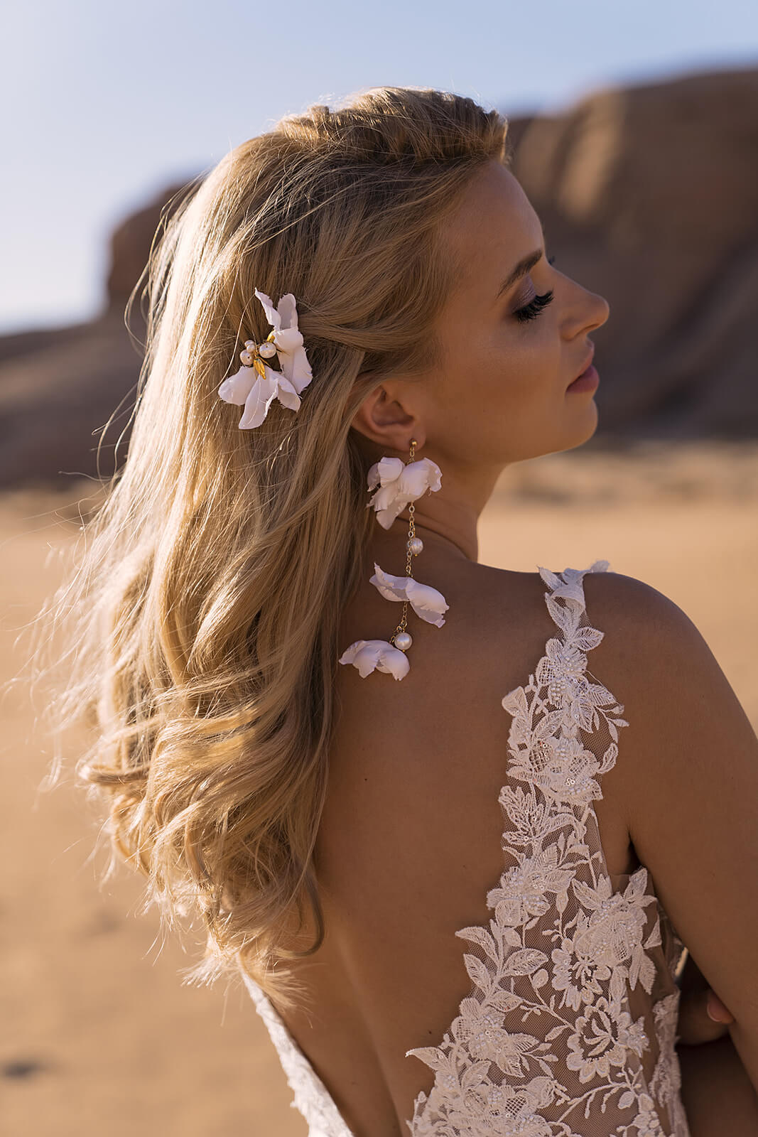 Robe de mariée Gilly — en mouvement.