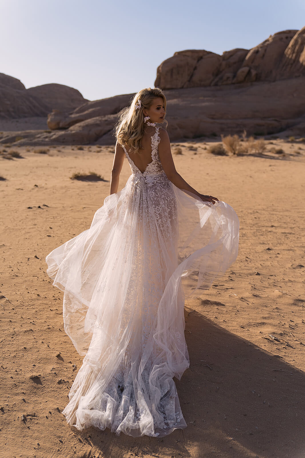 Robe de mariée Gilly — vue de dos.