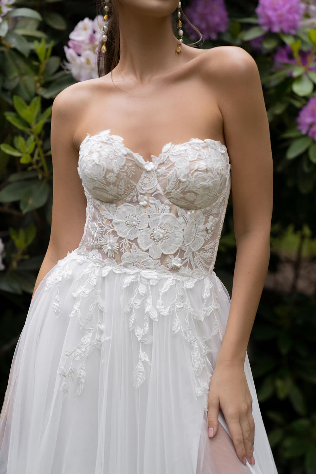 Robe de mariée Lanka — silhouette entière.