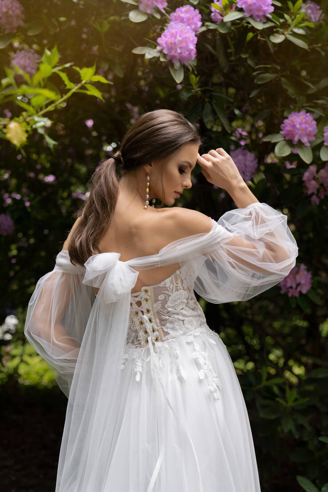 Robe de mariée Lanka — détail.