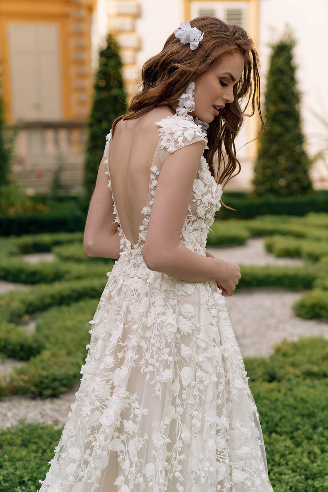 Robe de mariée Azalea — vue de dos.