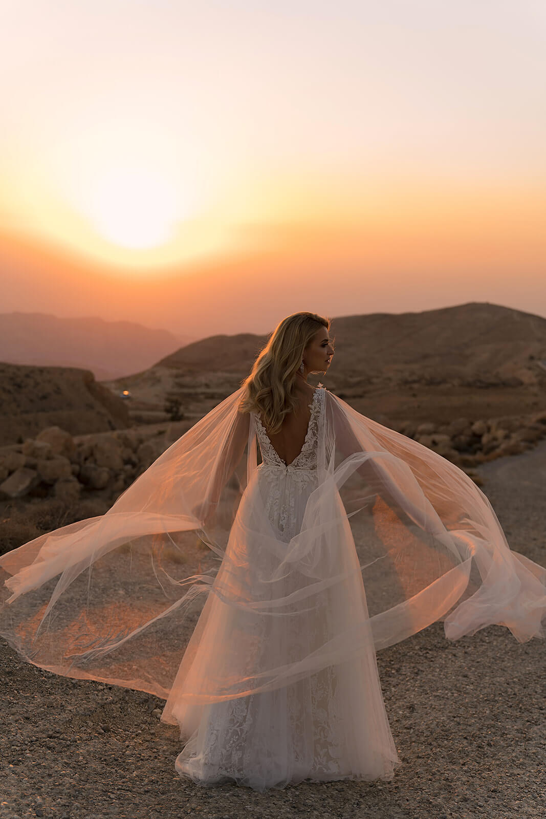 Robe de mariée trapèze Linda, DAMA Couture.
