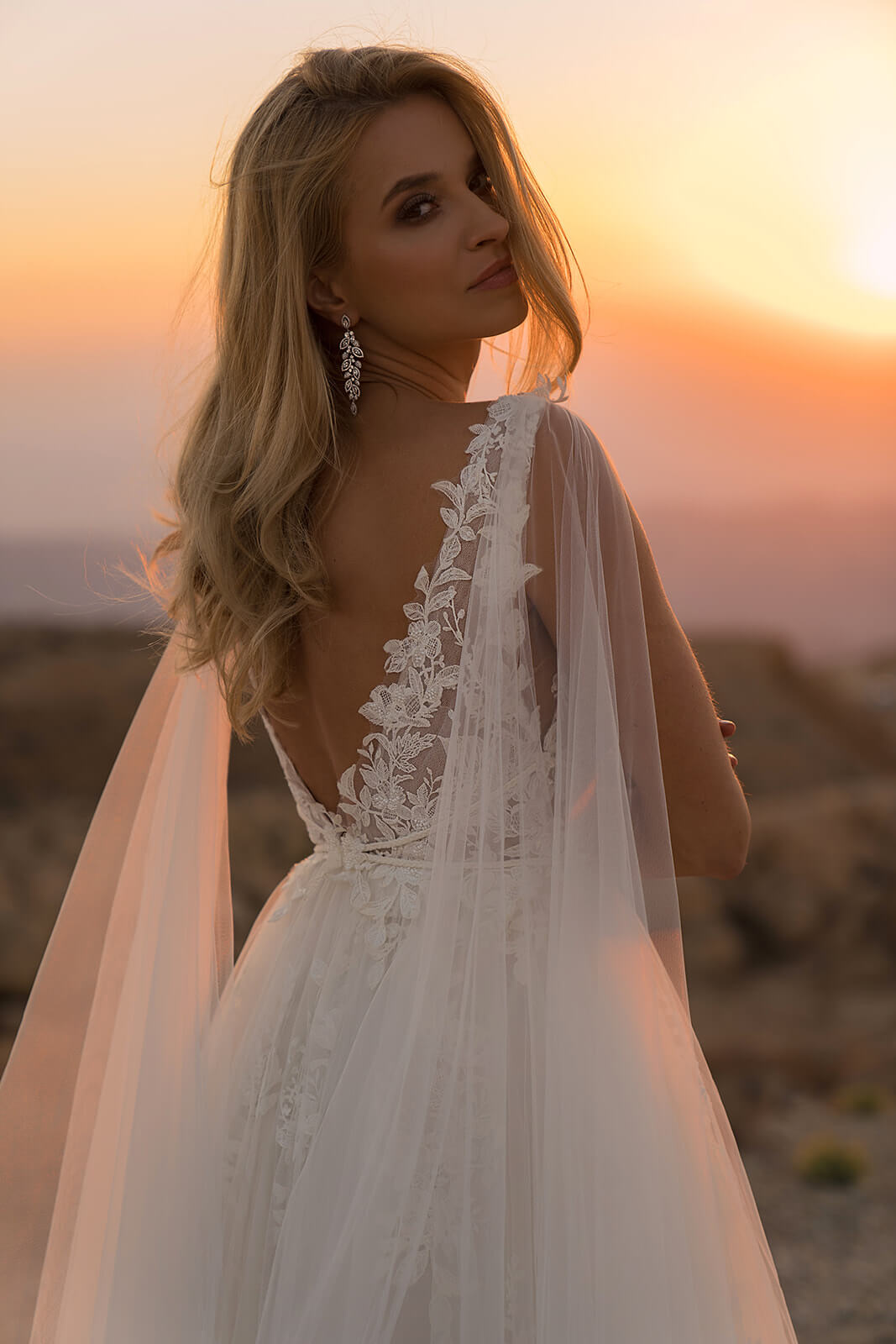 Robe de mariée trapèze Linda, DAMA Couture.