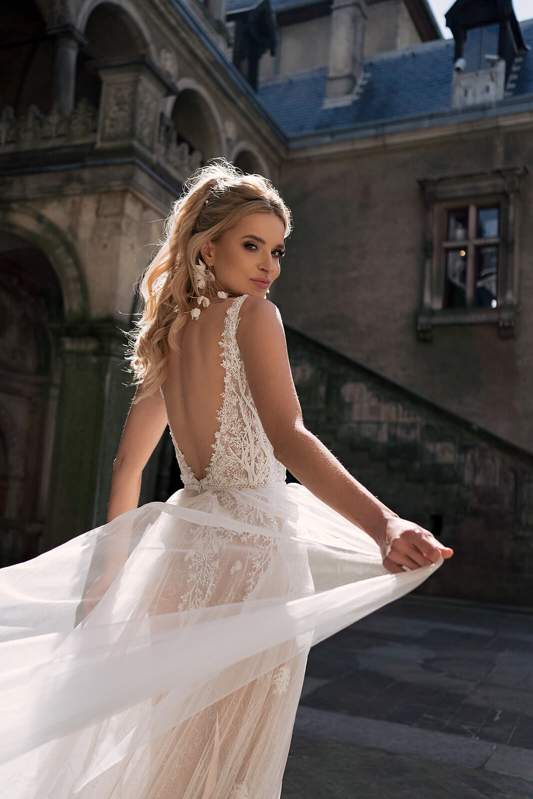 Robe de mariée Livia, DAMA Couture — vue de face.