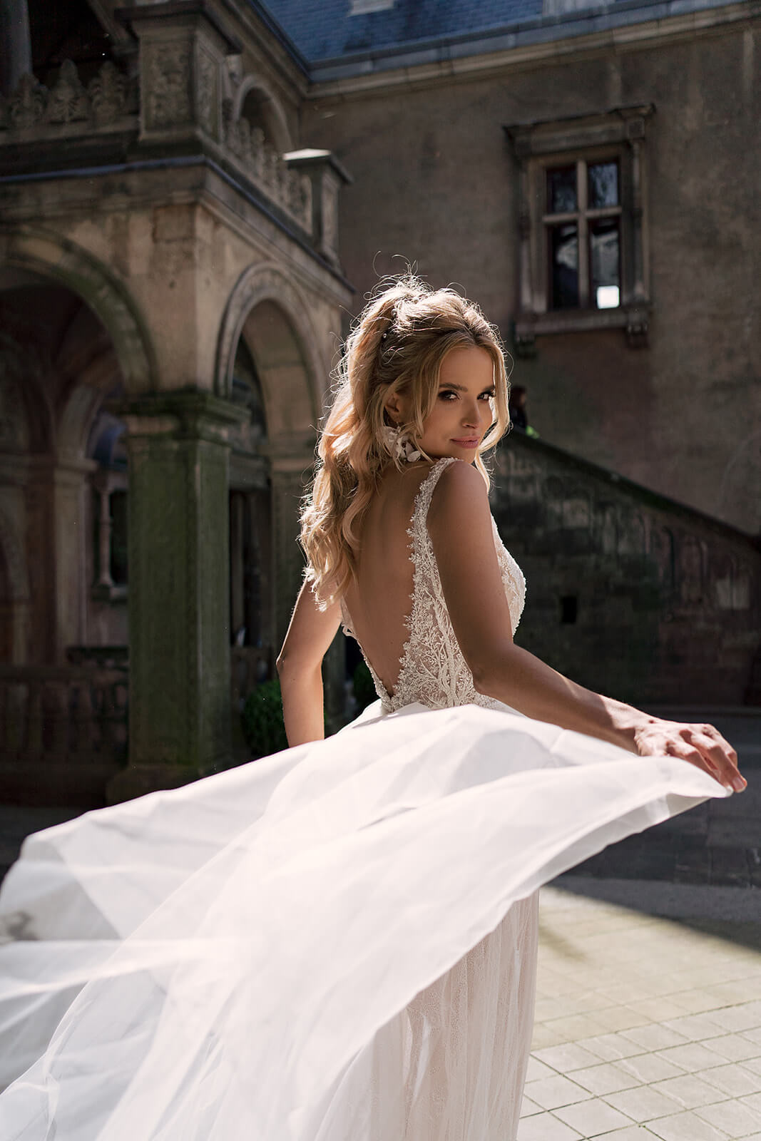 Robe de mariée Livia — gros plan.