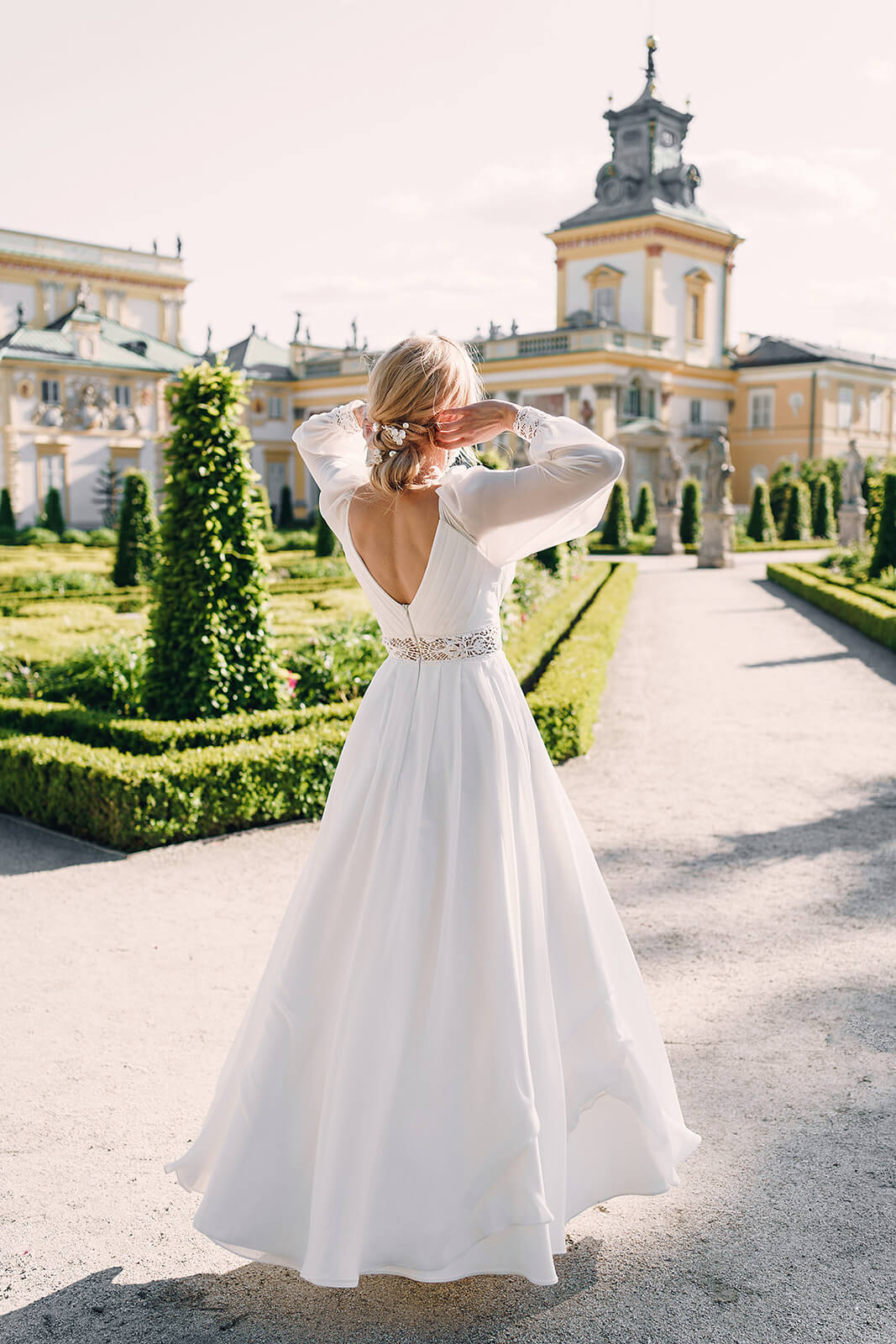 Robe de mariée Safona, DAMA Couture — vue de face.