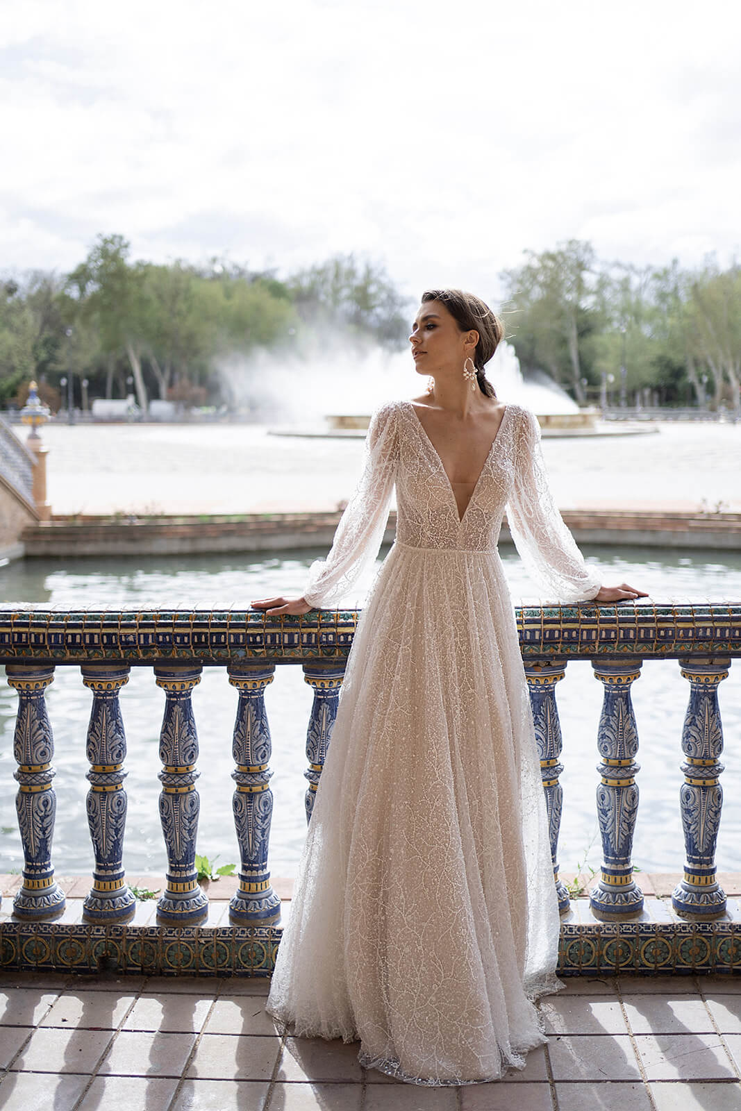 Robe de mariée Suri — détail.