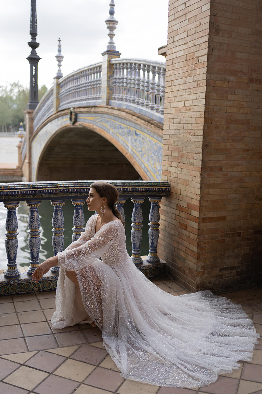 Robe de mariée Suri — détail.