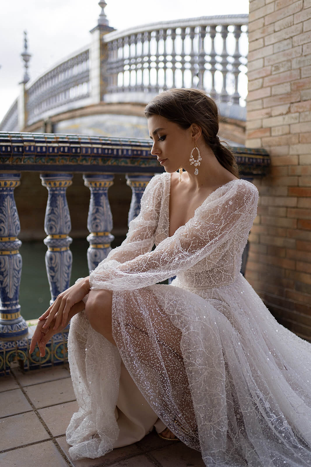 Robe de mariée Suri — en mouvement.