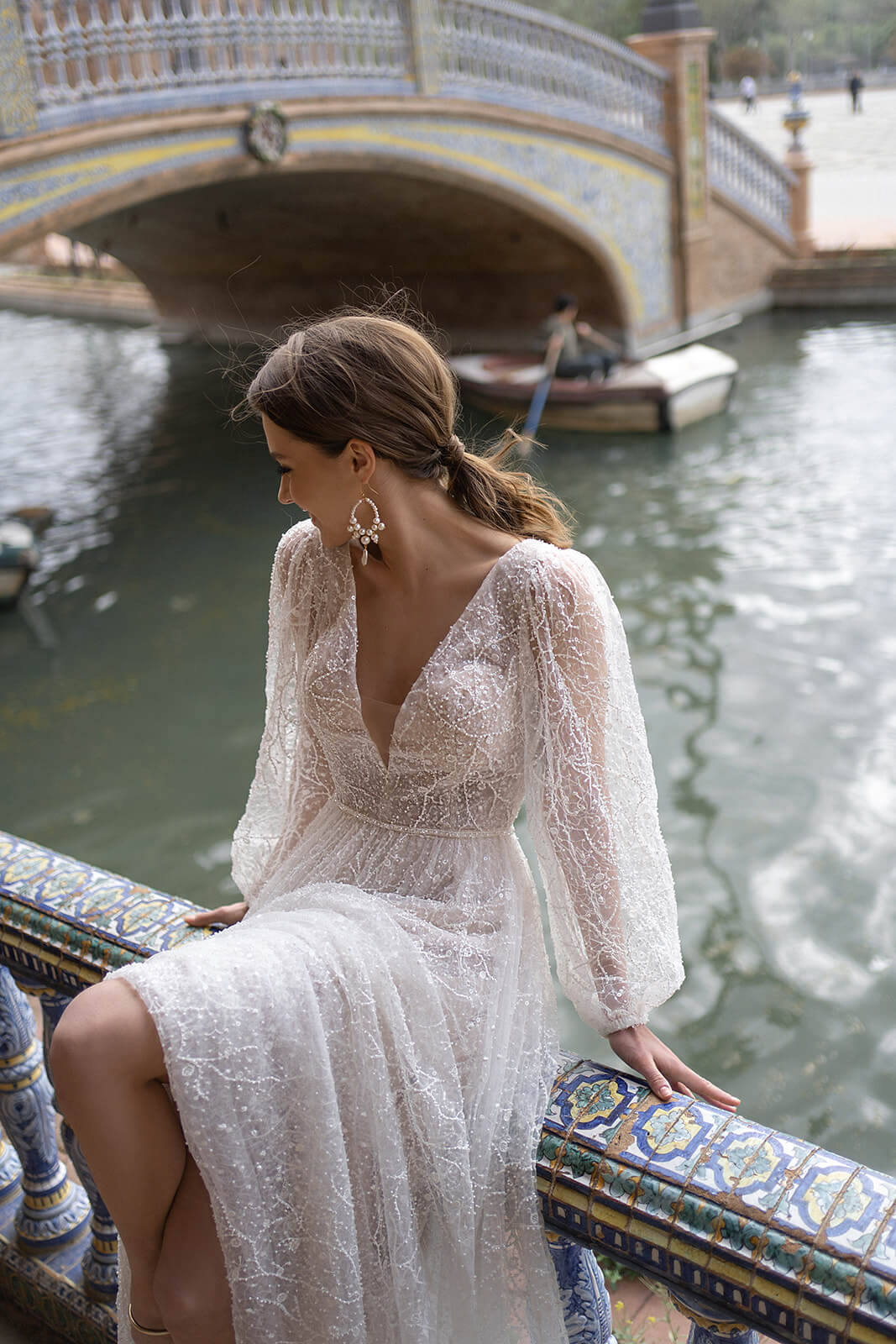 Robe de mariée Suri — vue de dos.