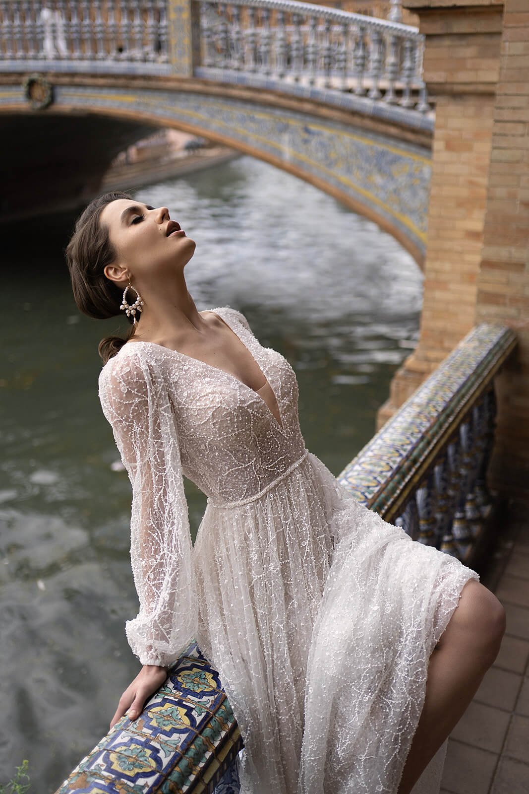 Robe de mariée Suri — vue de dos.