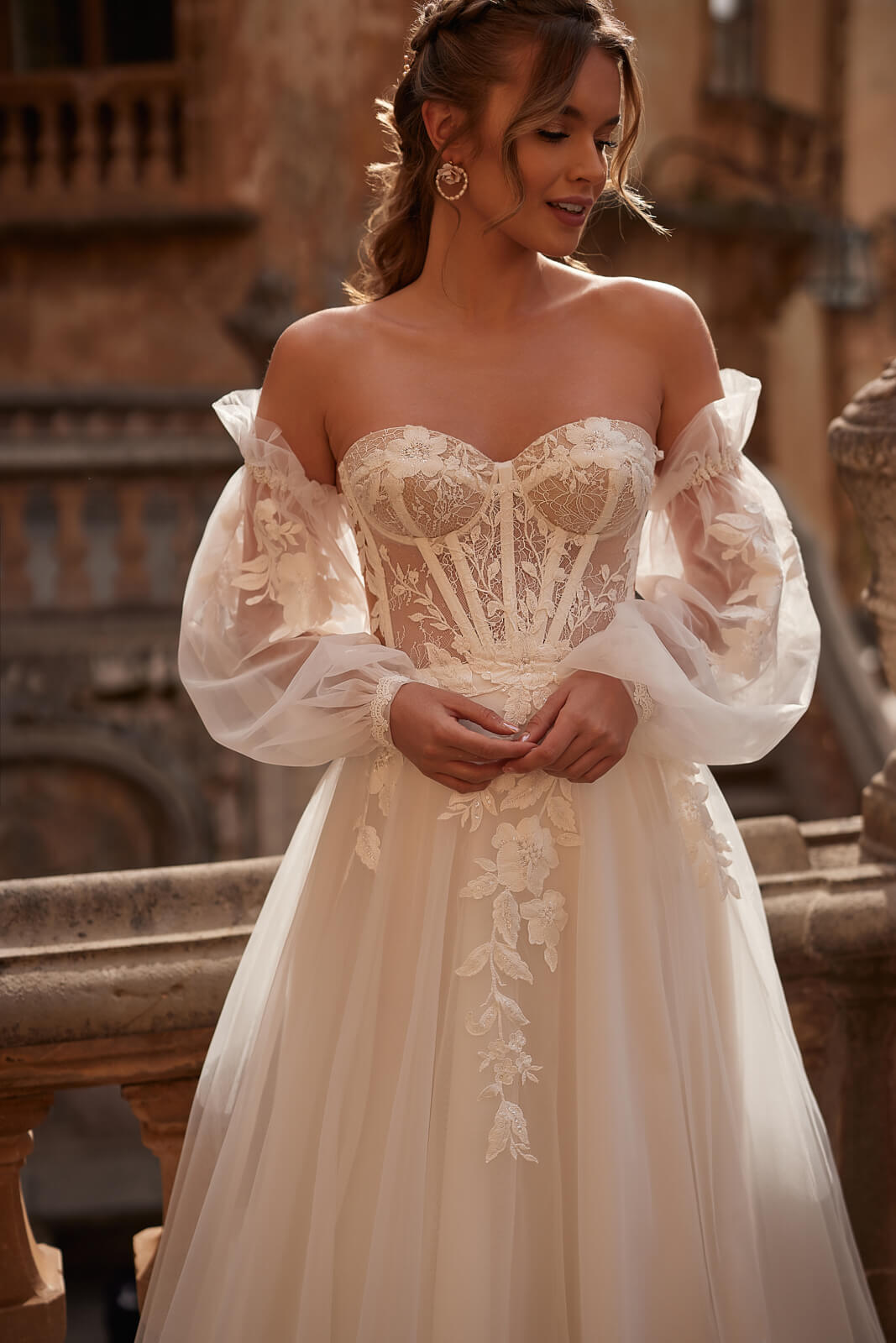 Robe de mariée trapèze Hermiona, DAMA Couture.