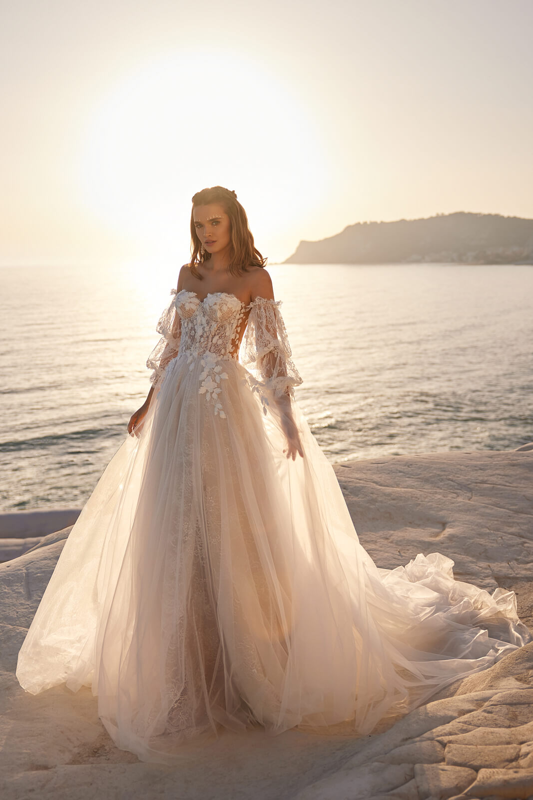 Robe de mariée romantique DAMA Couture.